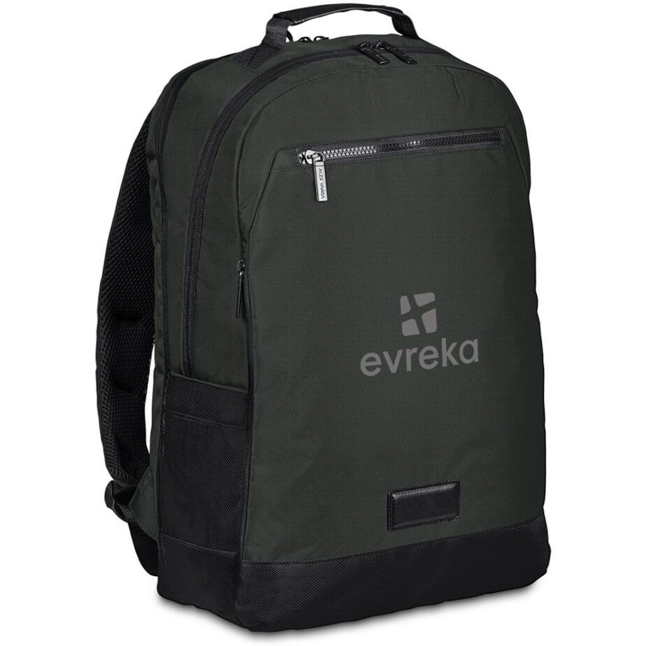 Alex Varga Axon Laptop Backpack Olive Branded